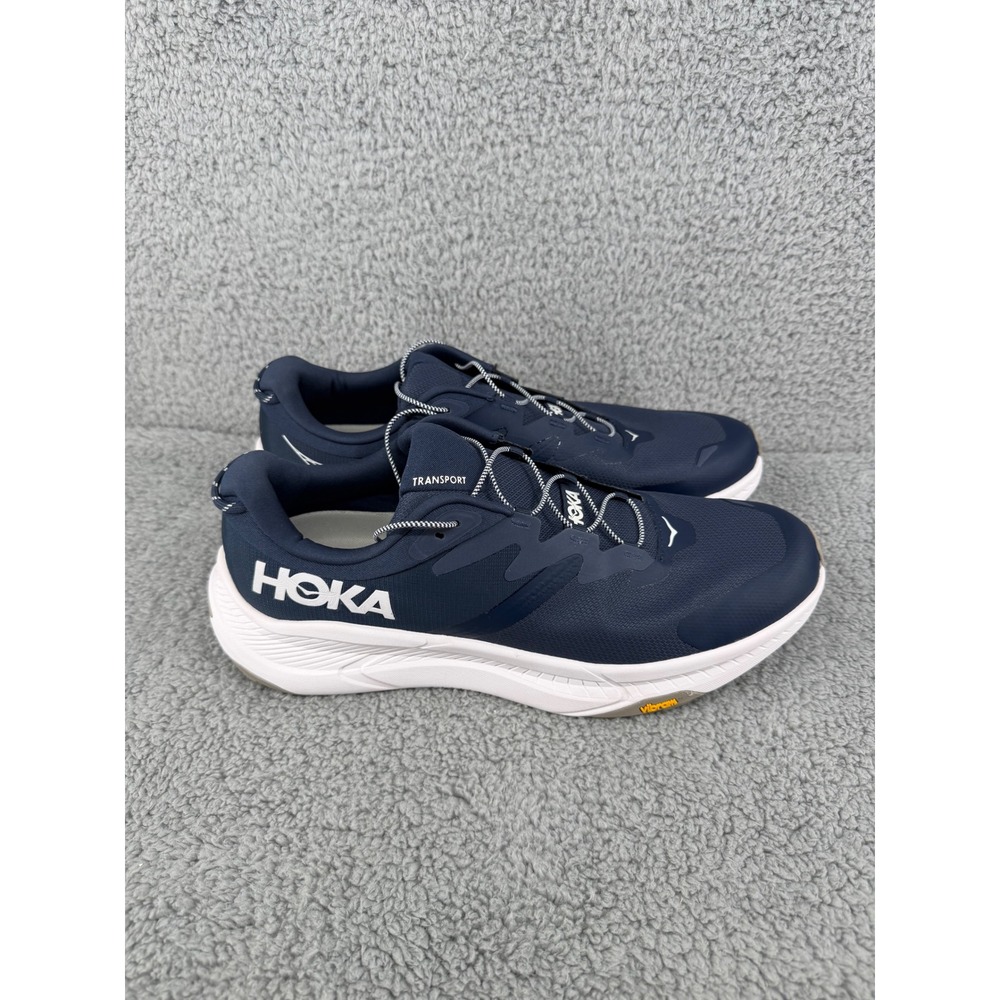 Hoka One Transport Navy Blue Walking Running Shoes Men's Sz 15 NWT